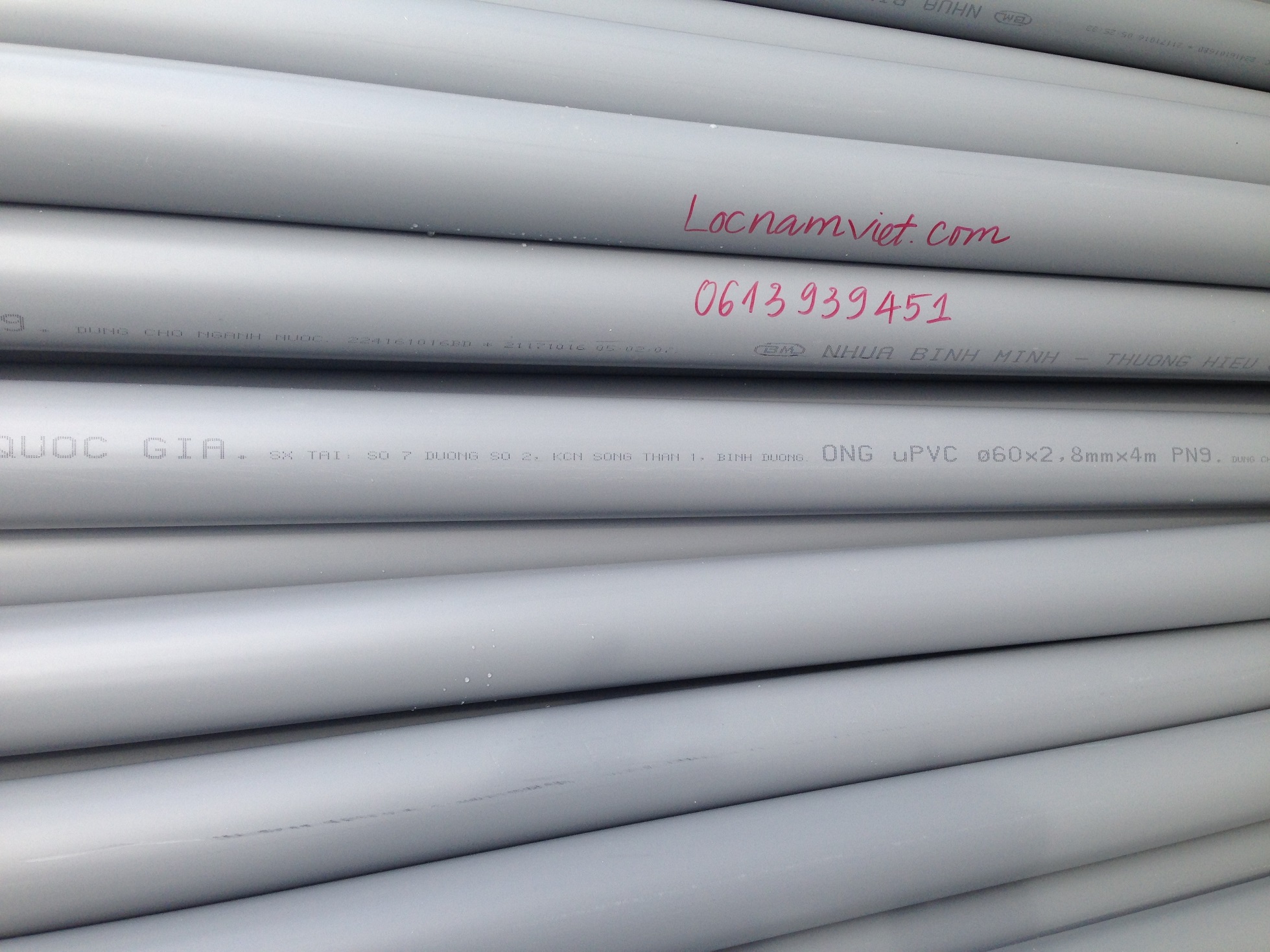 Ống Nhựa Bình Minh 60 x 2.8mm
