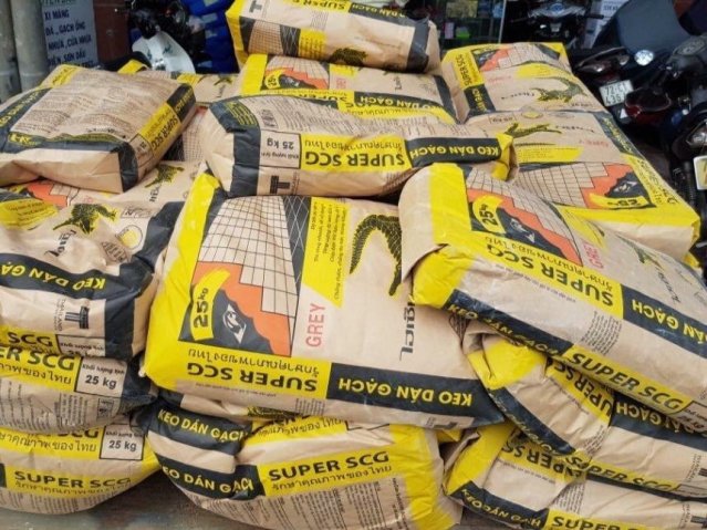 Keo dán gạch, Đá granit, Đá cẩm thạch, Super SGC xám 25kg