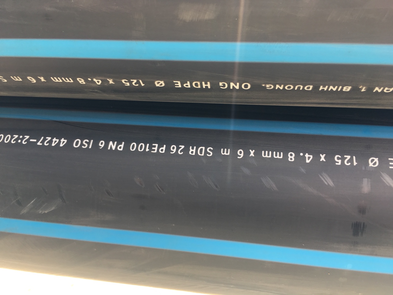 Ống Nhựa HDPE Bình Minh 125 x4.8 mm