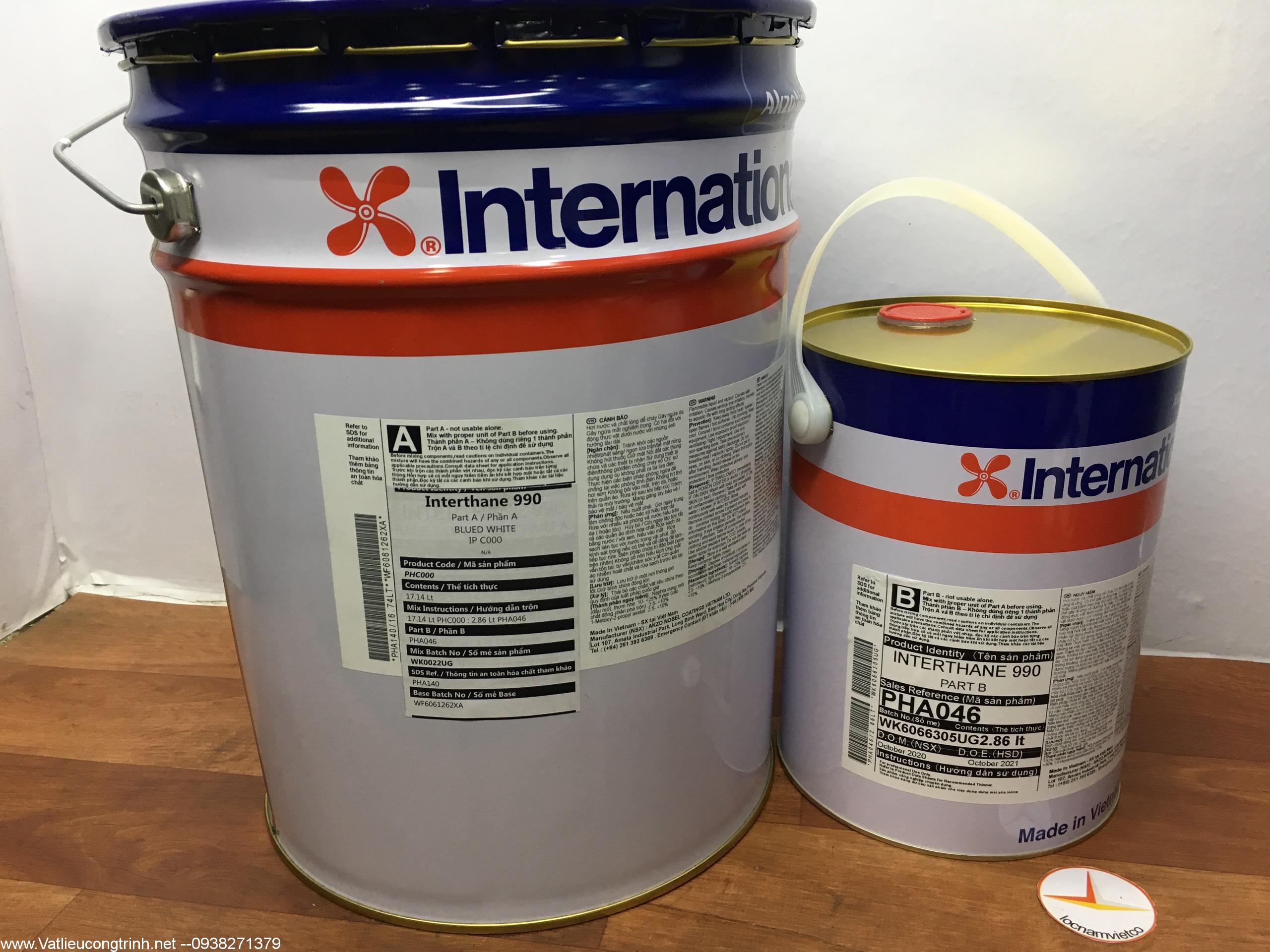 Sơn Interthane 990 Blued White C000 -20L