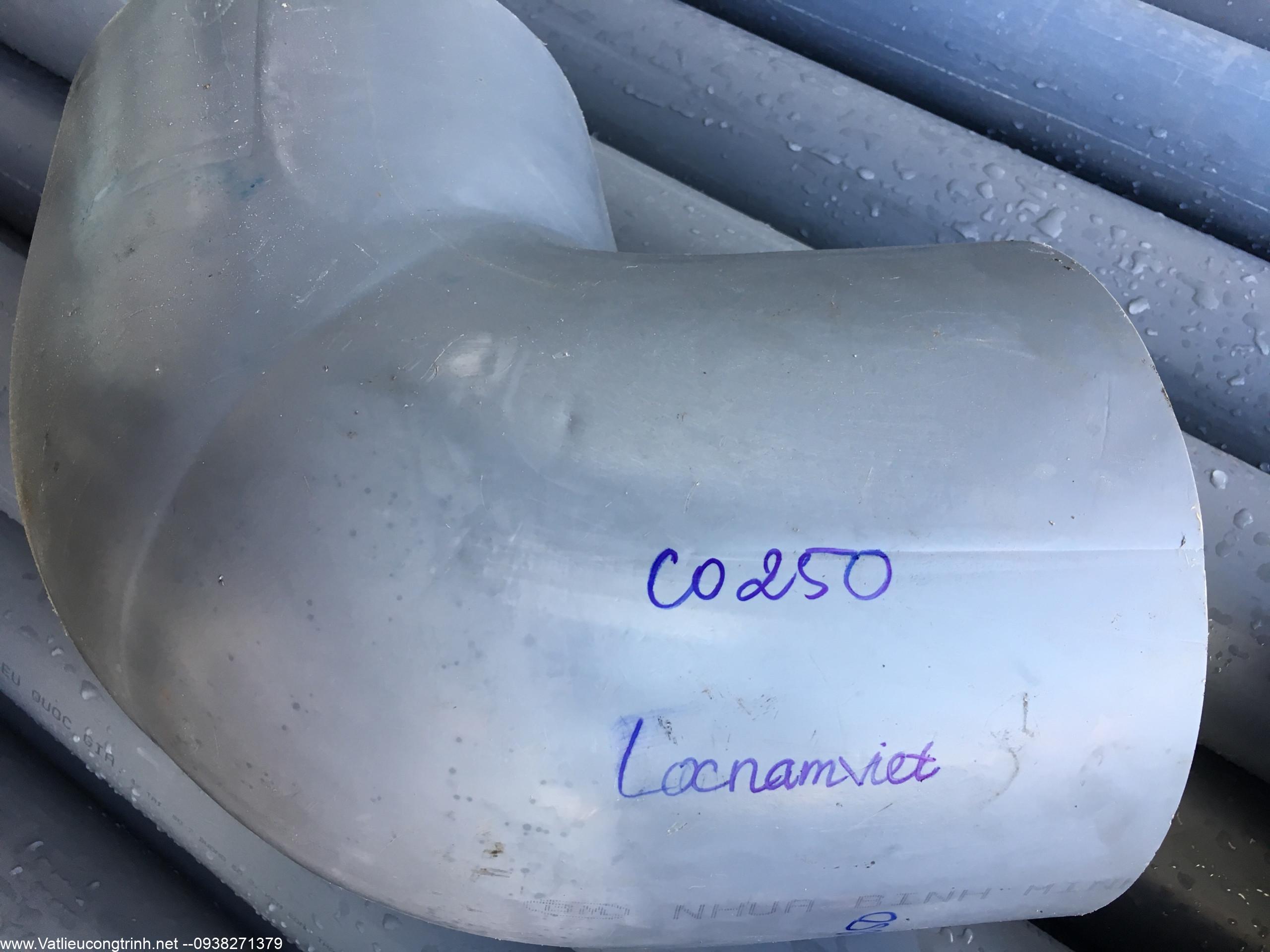 Co 250 nhựa PVC (ElBow) – C250GC