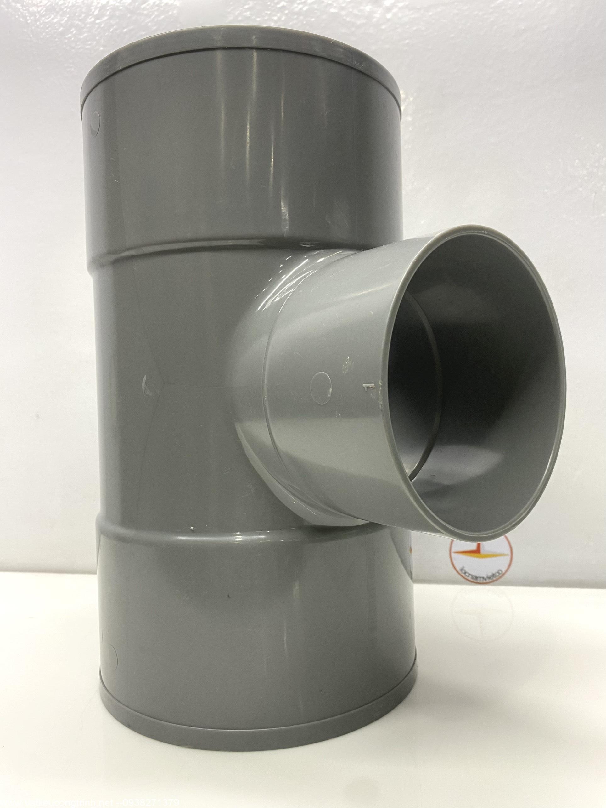 Tê giảm 220 x 140 nhựa PVC Bình Minh_T220x140