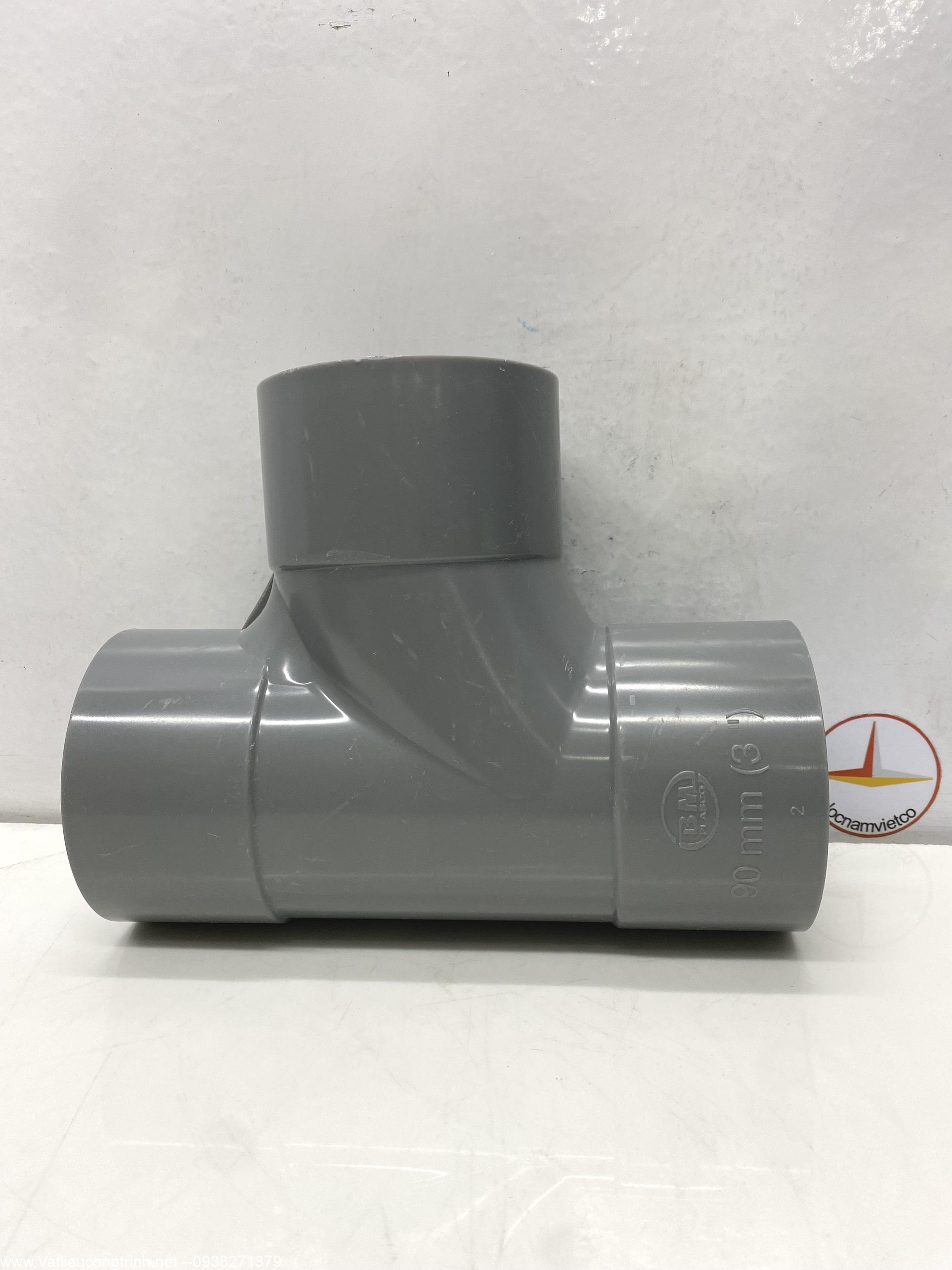 Tê cong nhựa PVC phi 90 Bình Minh