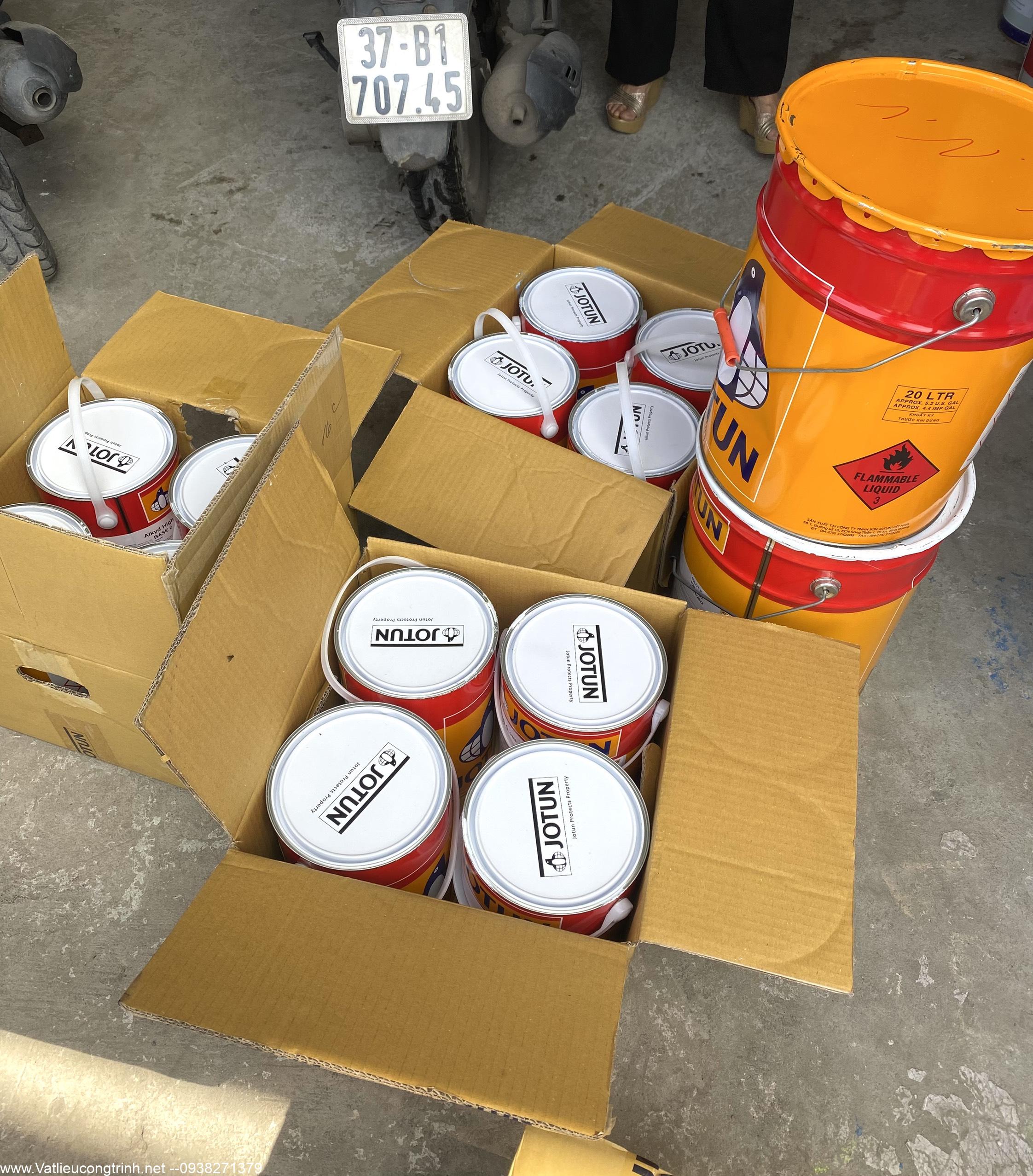 Sơn ngâm nước epoxy Jotun Marathon XHB Ral 7035_15L/bộ